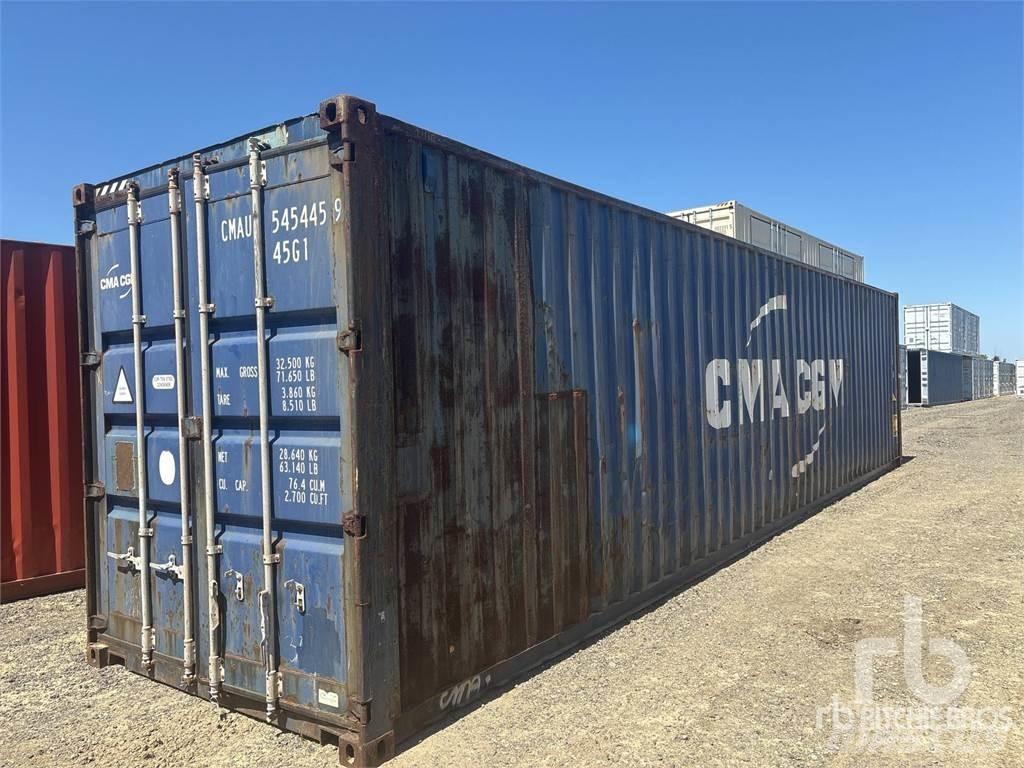  40 ft High Cube Ειδικά Container