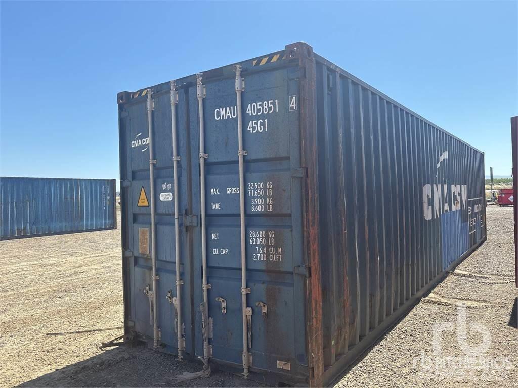  40 ft High Cube Ειδικά Container