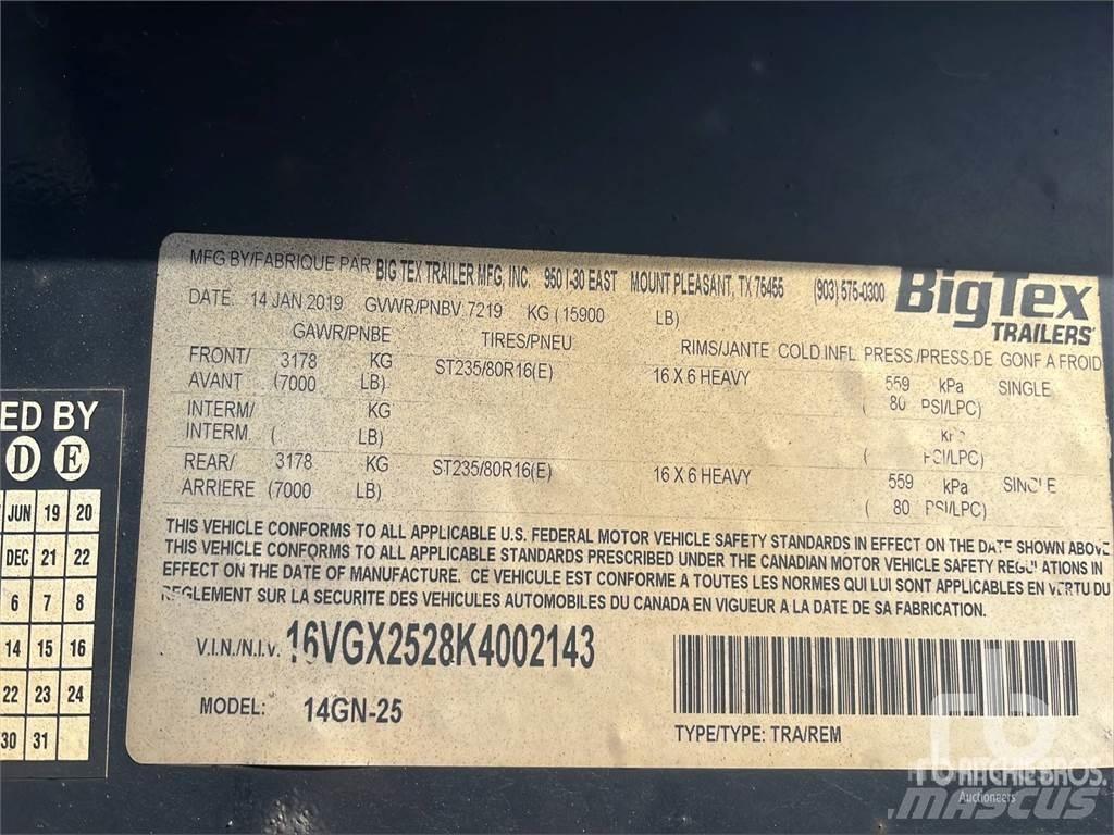 Big Tex 14GN-25 Οχήματα με χαμηλό δάπεδο