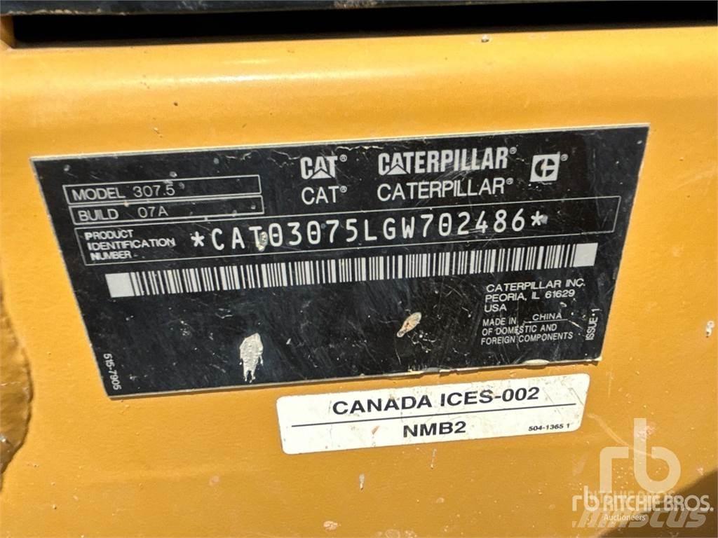 CAT 307.5 Εκσκαφείς με ερπύστριες