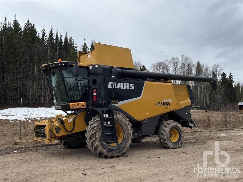 CLAAS 670 Θεριζοαλωνιστικές μηχανές