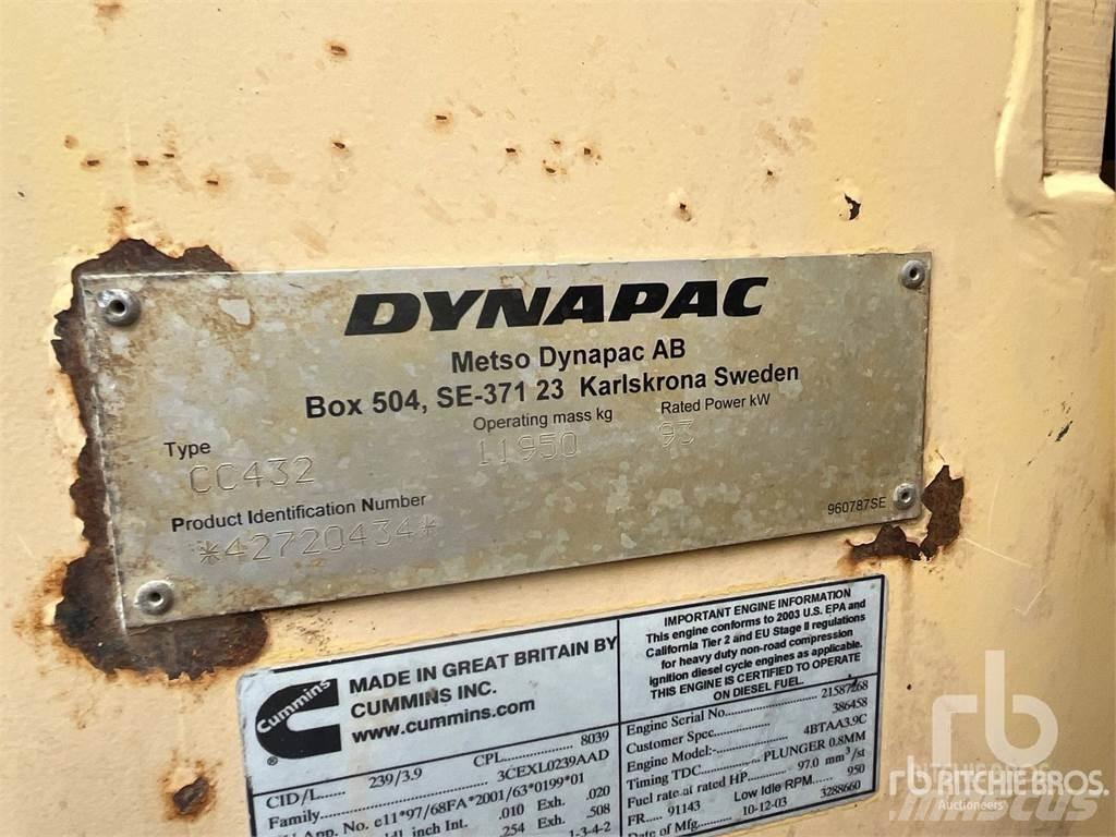 Dynapac CC432 Οδοστρωτήρες διπλού κυλίνδρου