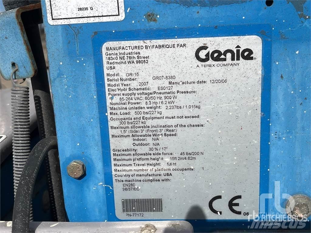Genie GR15 Ανυψωτήρες με αρθρωτό βραχίονα
