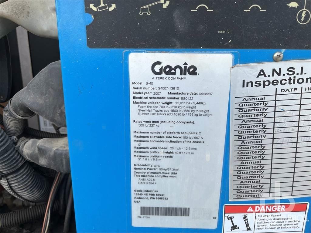 Genie S40 Ανυψωτήρες με αρθρωτό βραχίονα