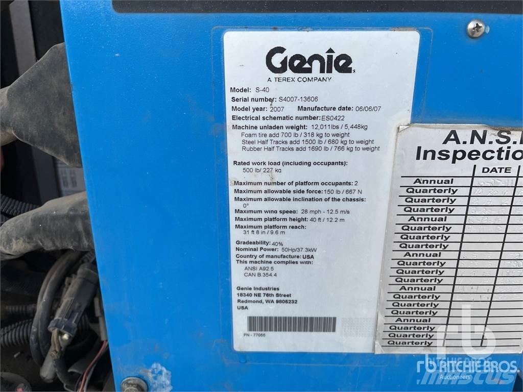 Genie S40 Ανυψωτήρες με αρθρωτό βραχίονα