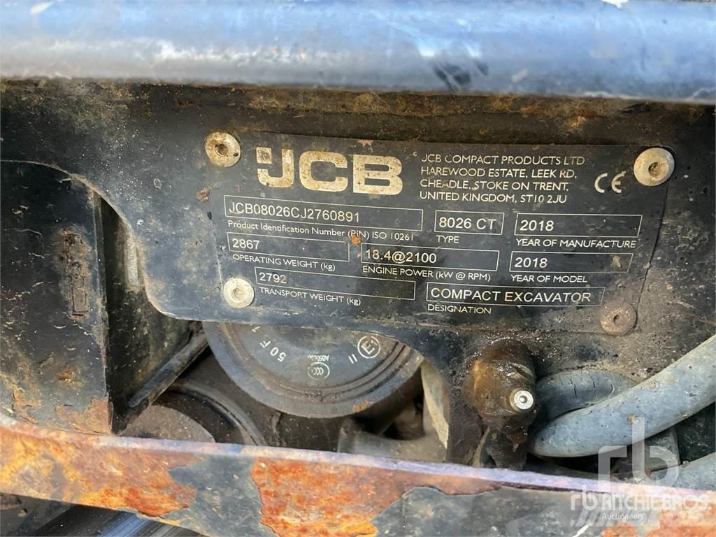 JCB 8026CT Εκσκαφείς με ερπύστριες