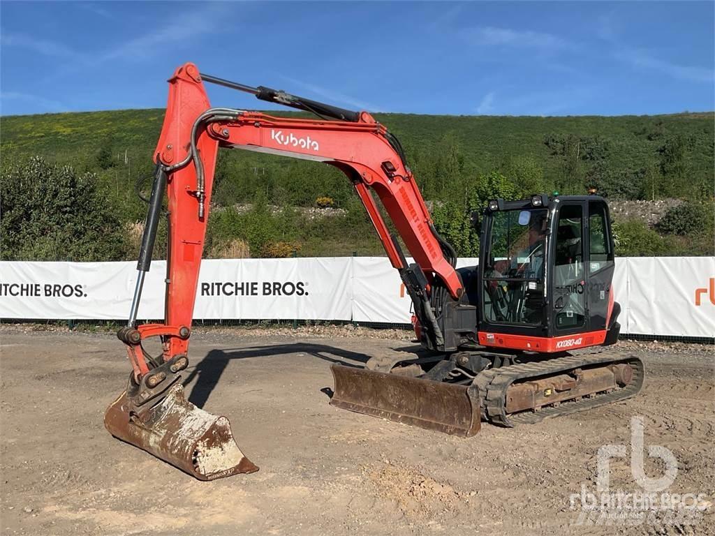 Kubota KX080-4 Εκσκαφείς με ερπύστριες