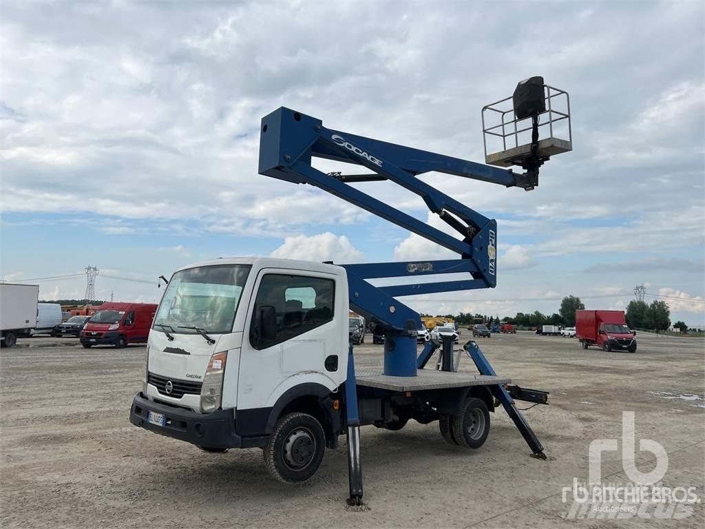 Nissan CABSTAR Εναέριες πλατφόρμες τοποθετημένες σε ρυμούλκα