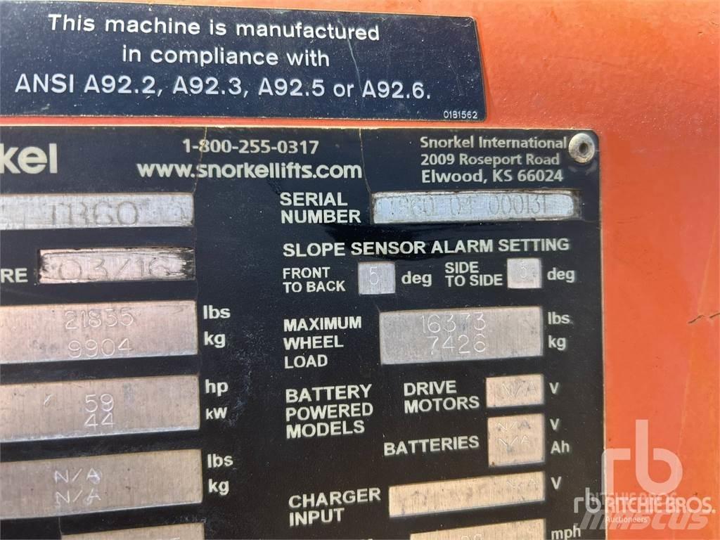 Snorkel ATB60 Ανυψωτήρες με αρθρωτό βραχίονα