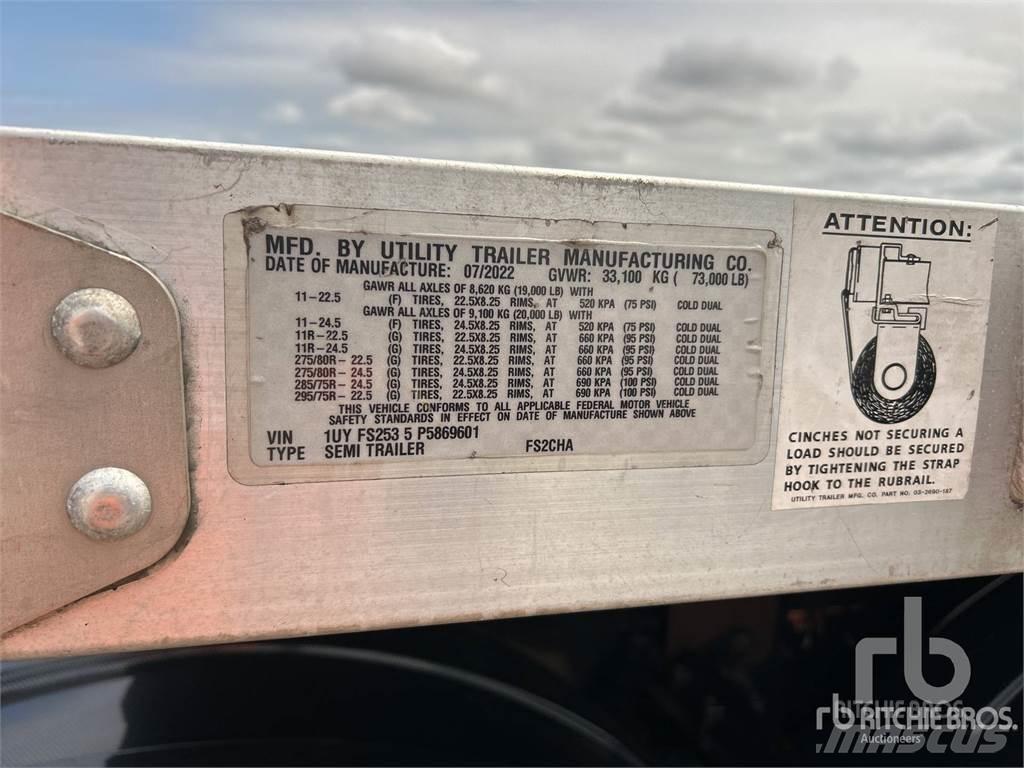 Utility FS2CHA Επίπεδες/πλευρικώς ανοιγόμενες ημιρυμούλκες