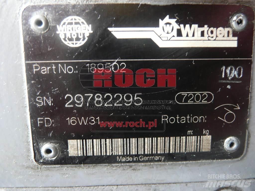 Wirtgen 189502 Υδραυλικά