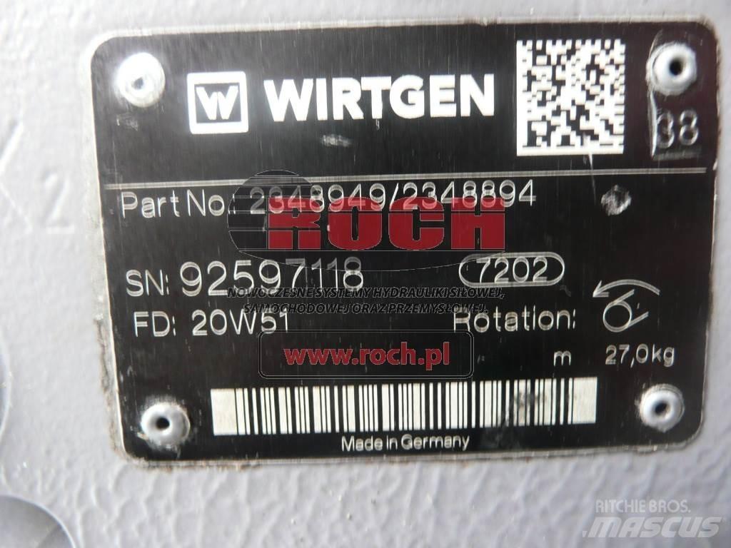Wirtgen 2348949 / 2348894 Υδραυλικά