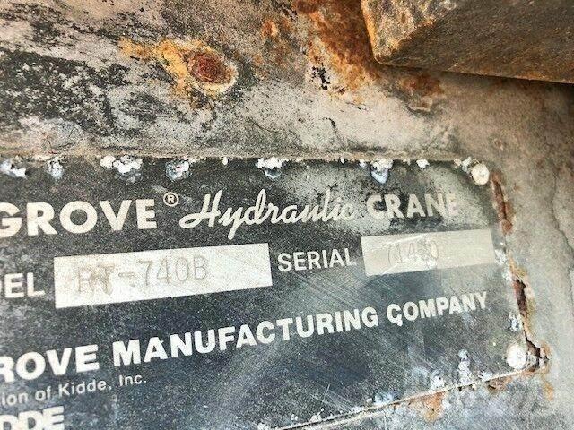 Grove RT740B Γερανοί ανώμαλου εδάφους