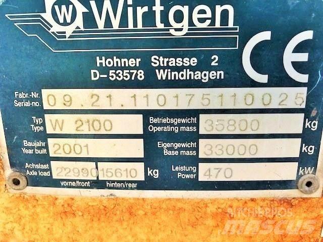 Wirtgen W2100 Κατασκευές - Άλλα