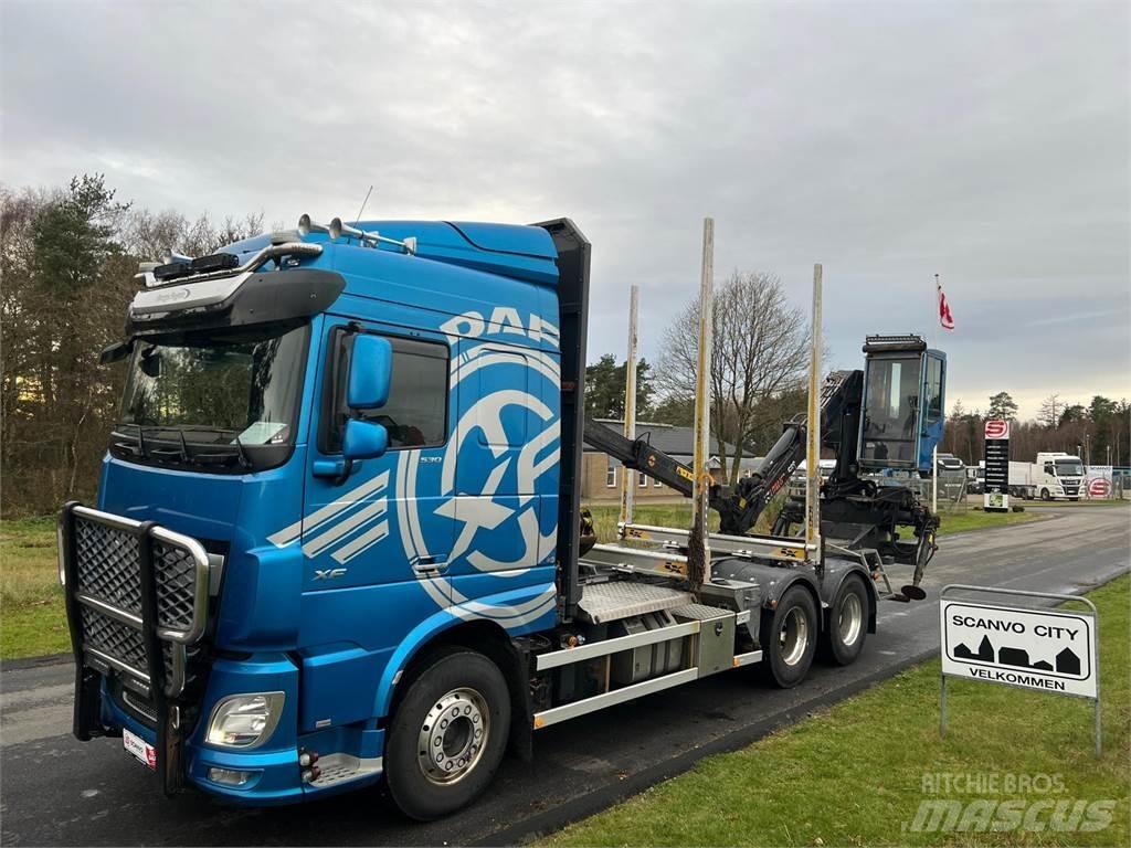 DAF XF530 FAT 6x4 Φορτηγά ξυλείας