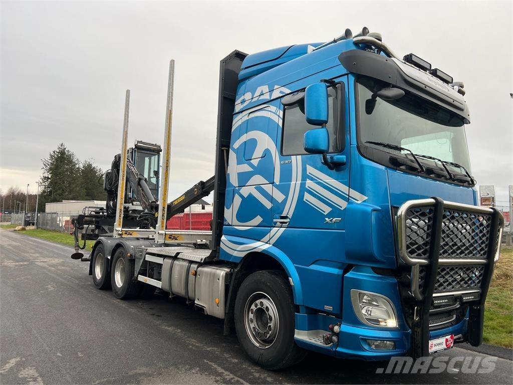 DAF XF530 FAT 6x4 Φορτηγά ξυλείας