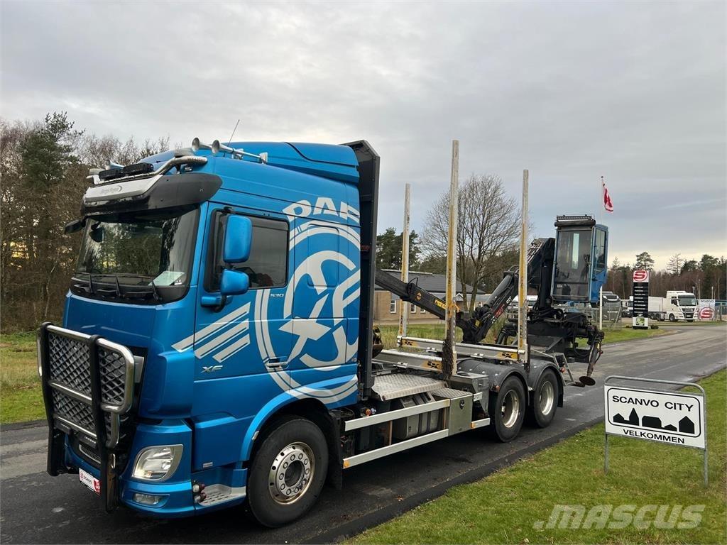 DAF XF530 FAT 6x4 Φορτηγά ξυλείας