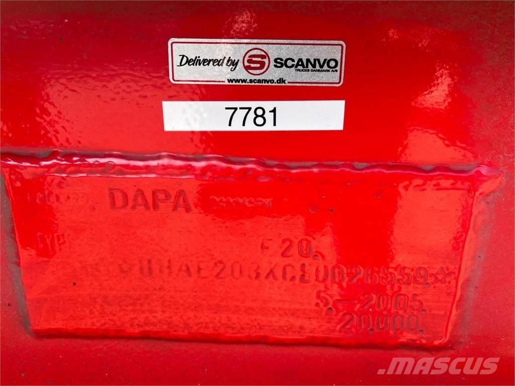 Dapa 20 ton wirehejs Αφαιρετές ρυμούλκες