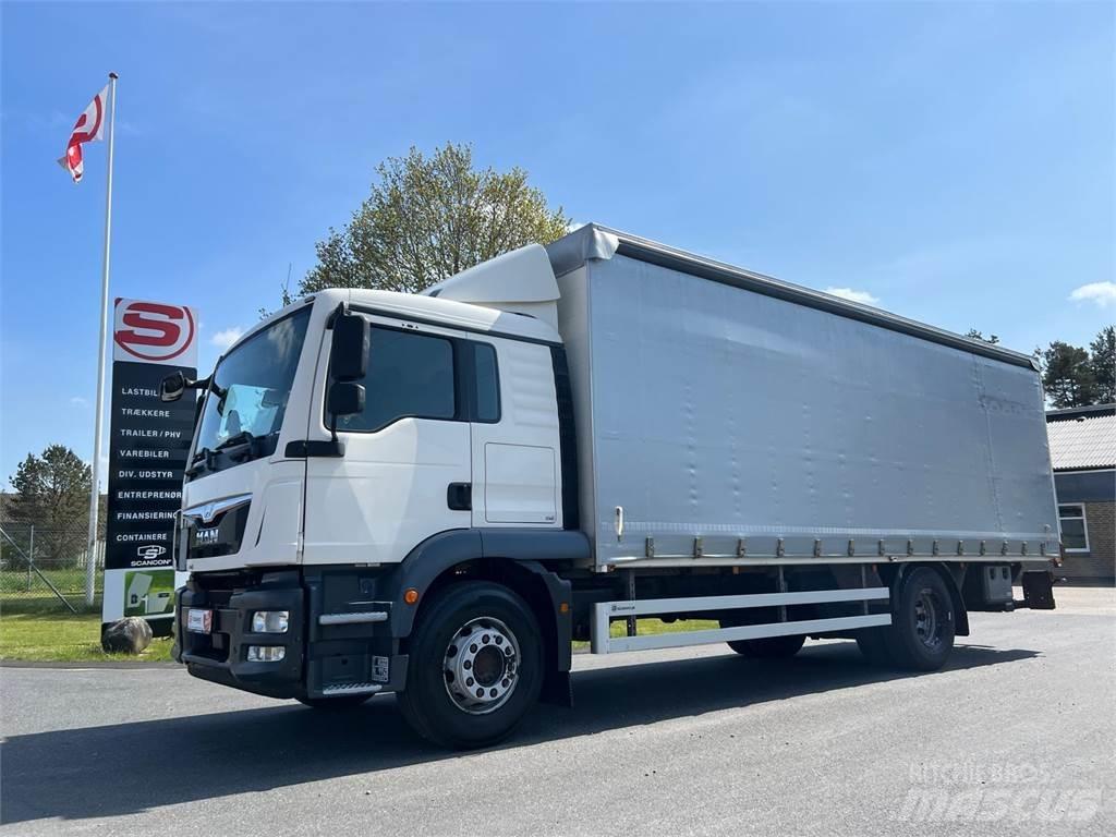 MAN TGM 18-340 BL Φορτηγά Καρότσα - Κουρτίνα