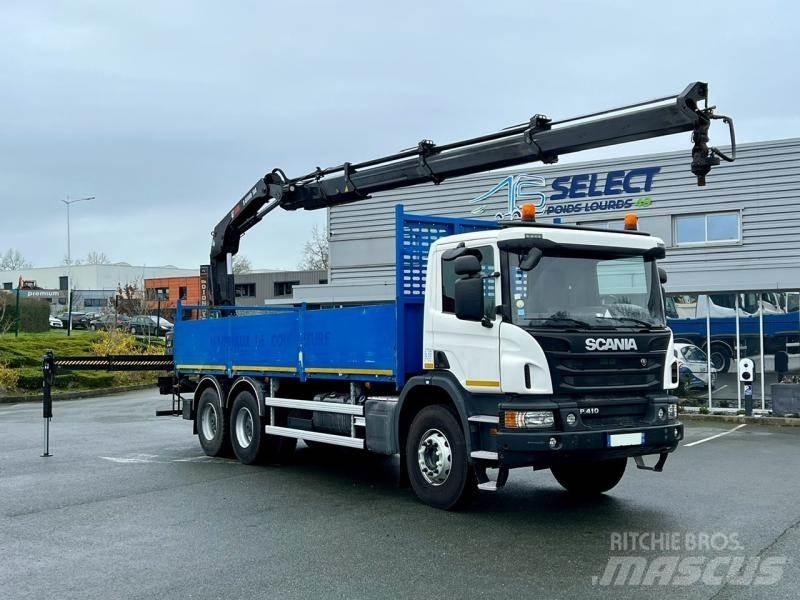 Scania P 410 Φορτηγά με Γερανό