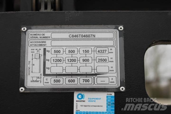 Yale MS12AC Παλετοφόρα πεζού χειριστή με ιστό