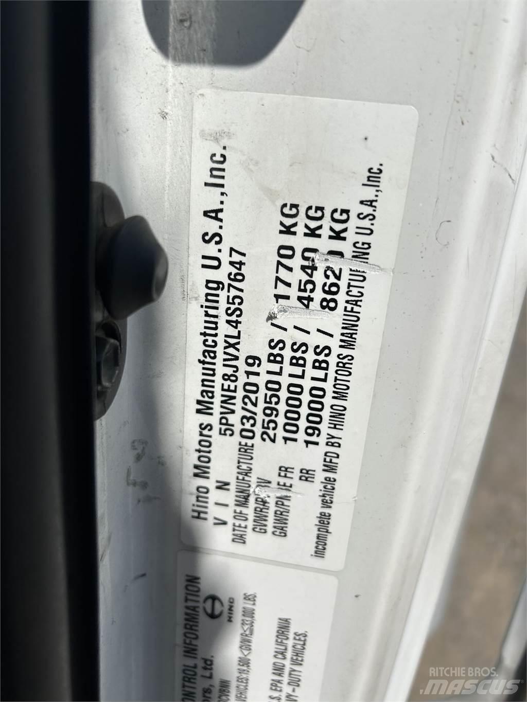 Hino 268 Φορτηγά Κόφα