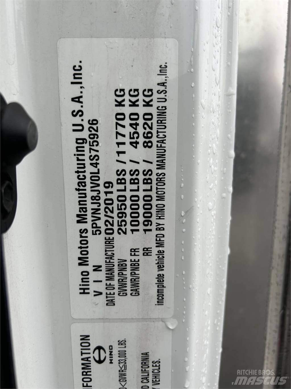 Hino 268A Φορτηγά Κόφα