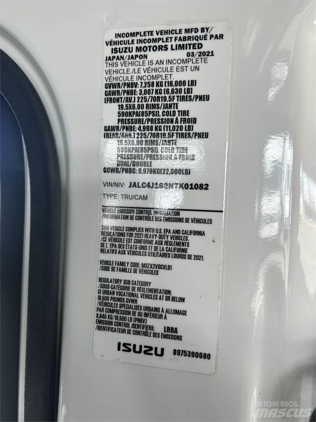 Isuzu NPR XD DC Φορτηγά Κόφα