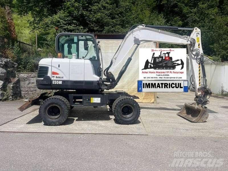 Bobcat E55W Εκσκαφείς με τροχούς - λάστιχα