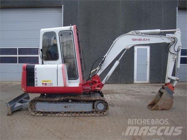 Takeuchi TB035 Εκσκαφάκι (διαβολάκι) < 7t