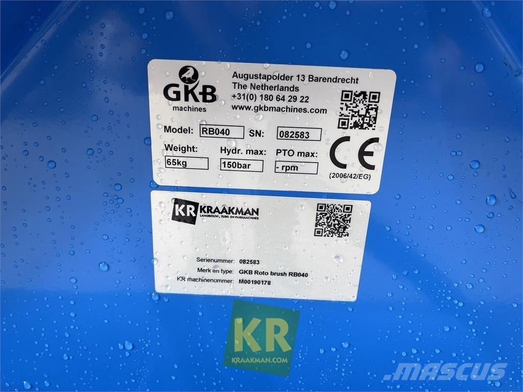  GKB Rotobrush Άλλα μηχανήματα φροντίδας εδάφους