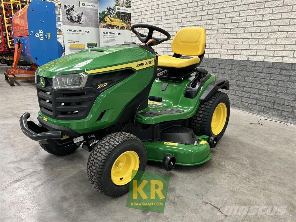 John Deere X167 Χορτοκοπτικά με καθιστό χειριστή