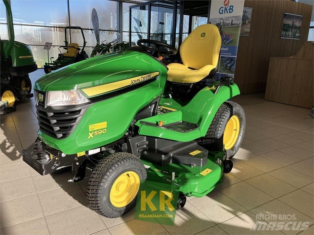 John Deere X590 Χορτοκοπτικά με καθιστό χειριστή