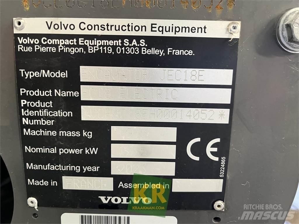 Volvo EC18E Εκσκαφείς με ερπύστριες