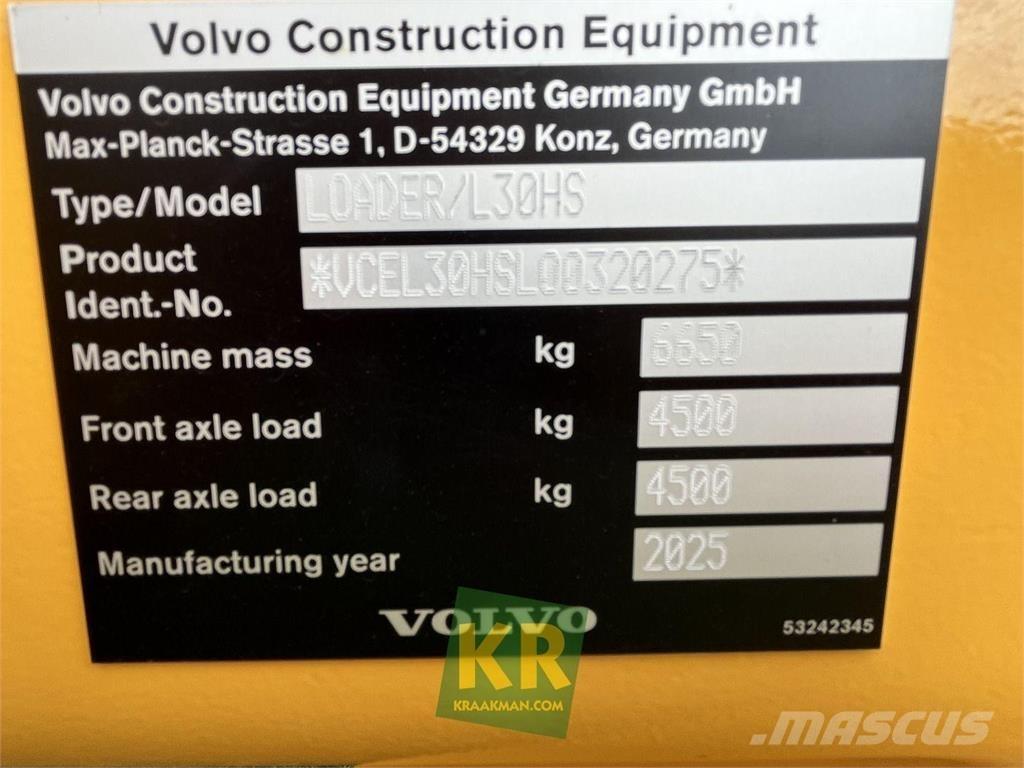 Volvo L30HS Φορτωτές με λάστιχα (Τροχοφόροι)
