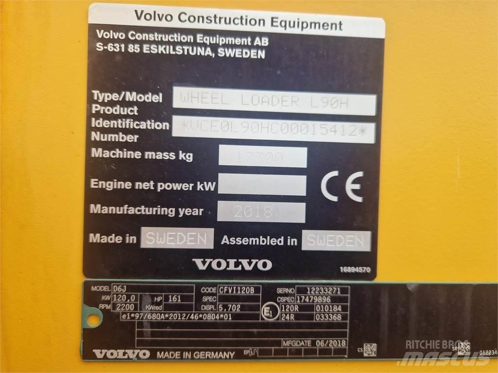 Volvo L90H Φορτωτές με λάστιχα (Τροχοφόροι)