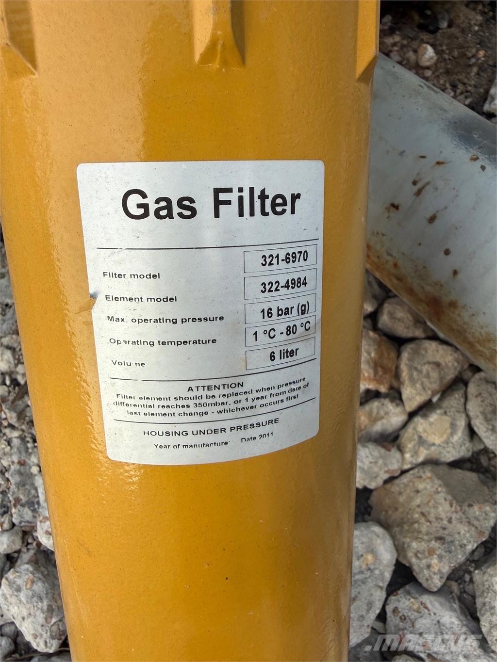 CAT Gas Filter Κινητήρες