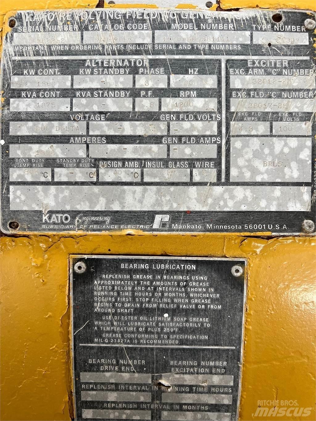 Kato 1500kW Άλλες γεννήτριες