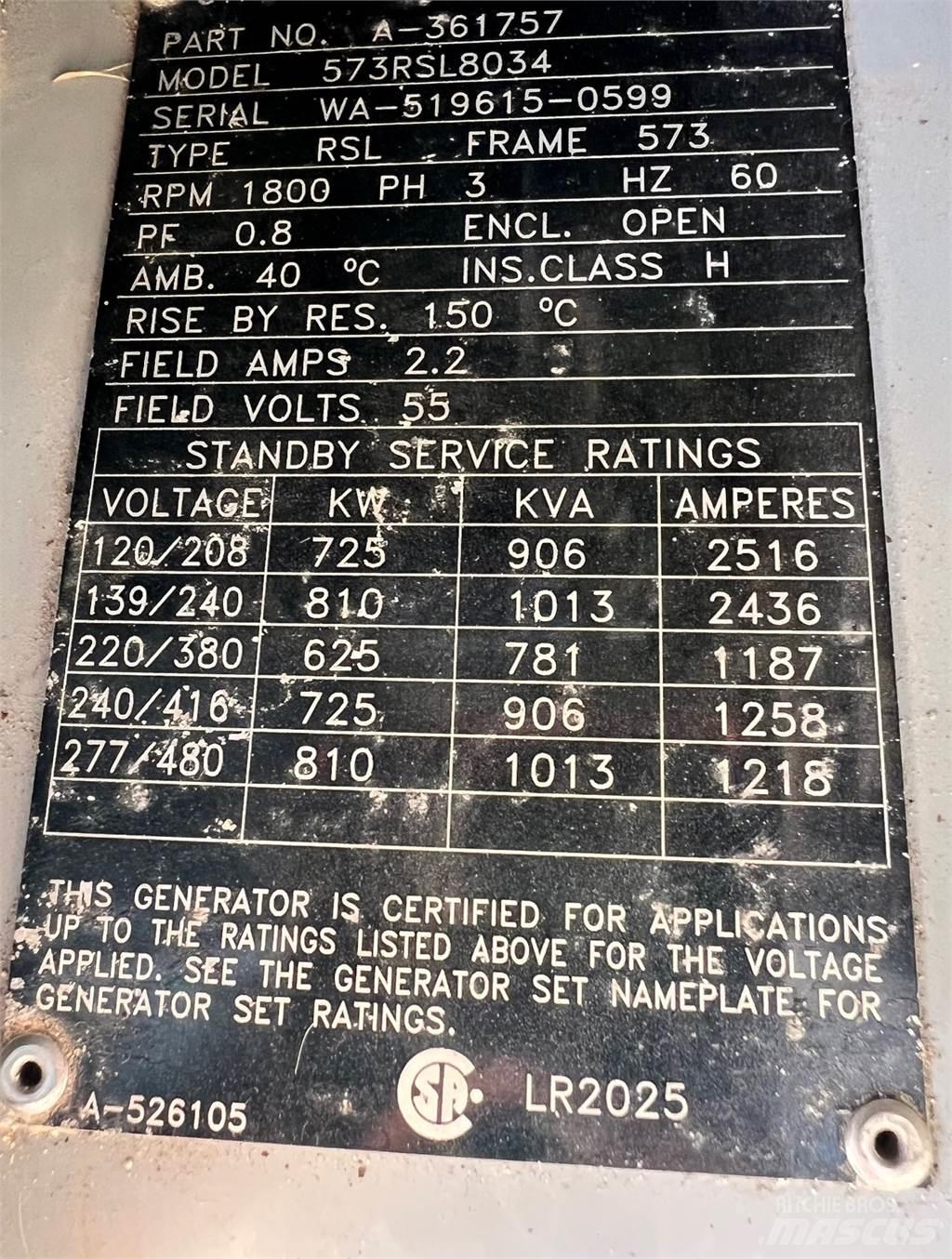 Marathon 810kW Άλλες γεννήτριες