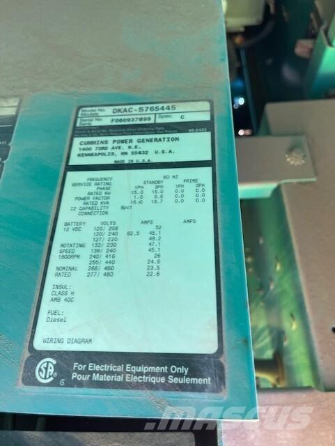 Onan 15kW Γεννήτριες ντίζελ