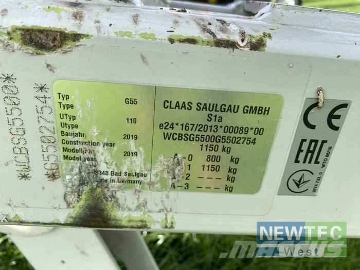 CLAAS VOLTO 1100 T Τσουγκράνες και χορτοξηραντικές μηχανές