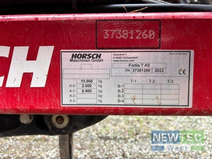 Horsch FORTIS 7 AS Καλλιεργητές - Ρίπερ