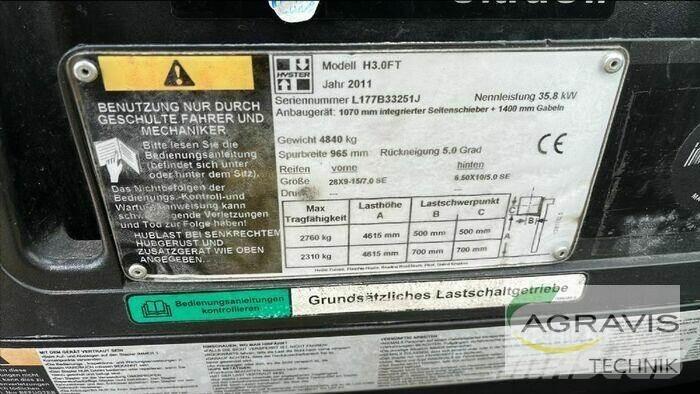 Hyster H3.0FT Περονοφόρα ανυψωτικά κλαρκ - άλλα