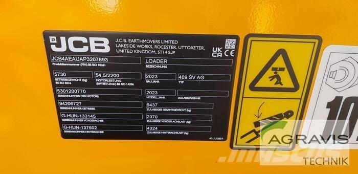 JCB 409 AGRI STUFE V Φορτωτές με λάστιχα (Τροχοφόροι)