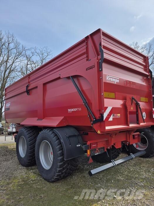 Krampe BIG BODY 750 Ανατρεπόμενες ρυμούλκες
