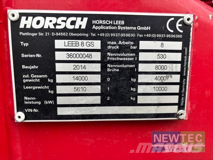  LEEB 8 GS Ρυμουλκούμενα ψεκαστικά