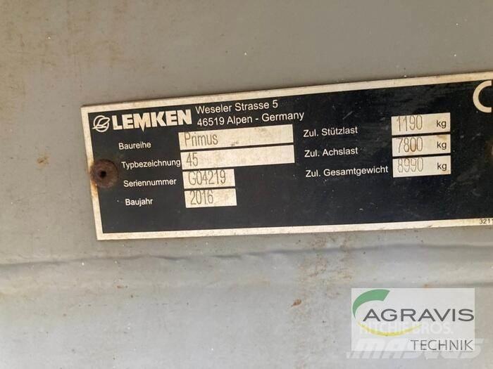 Lemken PRIMUS 45/27 Ρυμουλκούμενα ψεκαστικά