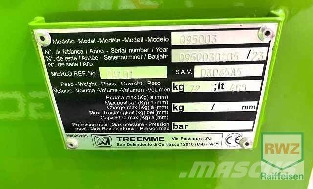 Merlo Cingo M 8.3 EVO Συστήματα τηλεχειρισμού για τη γεωργία