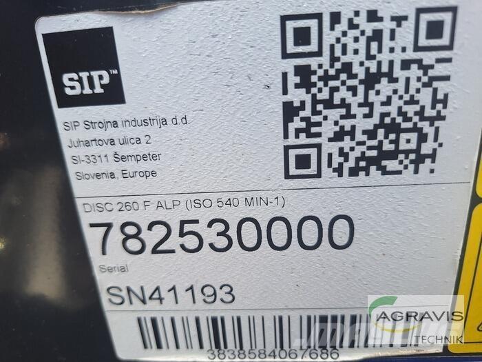 SIP DISC 260 F ALP Χορτοκοπτικά