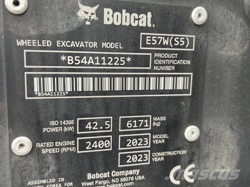 Bobcat E57W Εκσκαφείς με τροχούς - λάστιχα